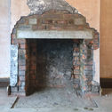 Fireplace before installation of a Parkray Aspect 5 stove