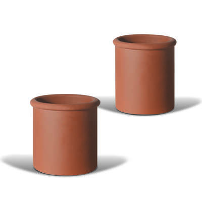 Straight beaded chimney pots