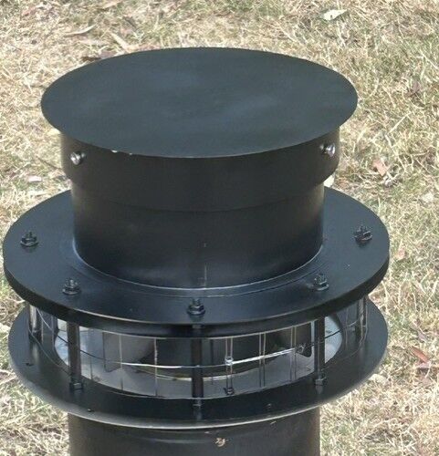 Powerflue Chimney Fan Black