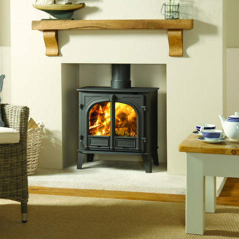 Stovax Stockton 8 Eco two door flat top multifuel stove