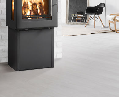 Westfire 23 Woodburning Stove with Side Windows and Pedestal
