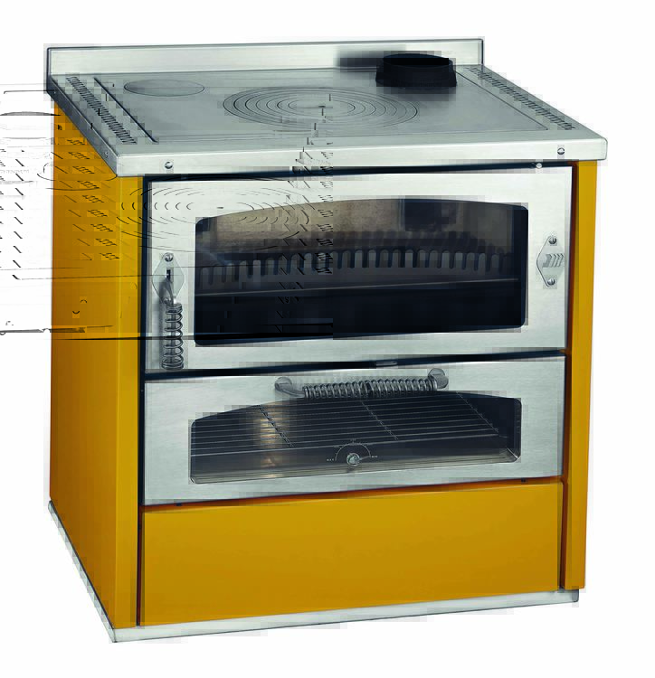 De Manincor Domino 8 maxi wood cooker stove