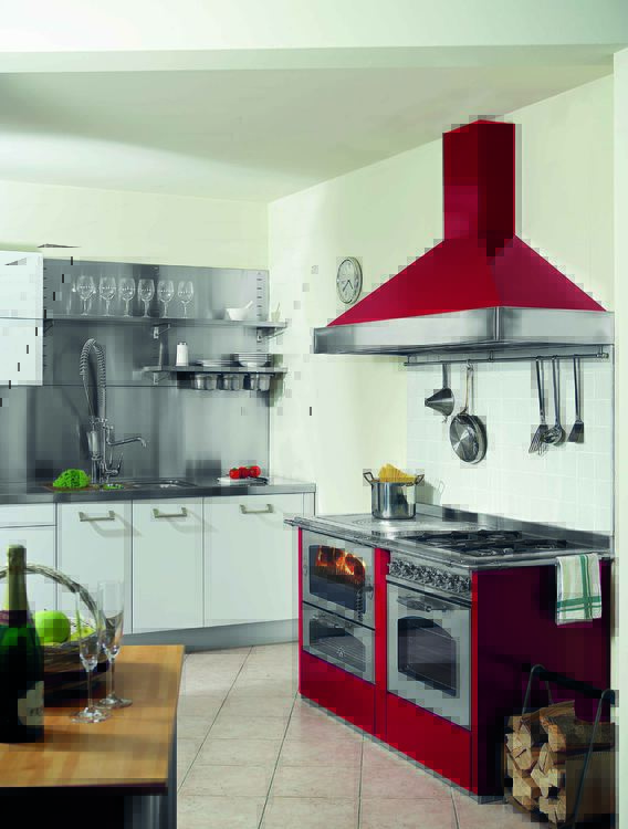 De Manincor Domino 8 wood and gas combination