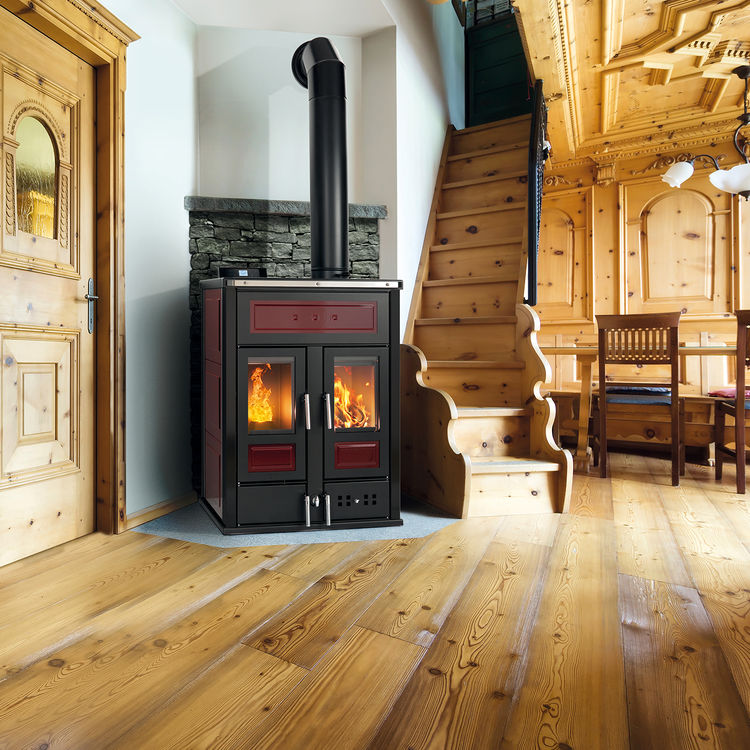 Klover BiFire Mid Log and Pellet Boiler Stove