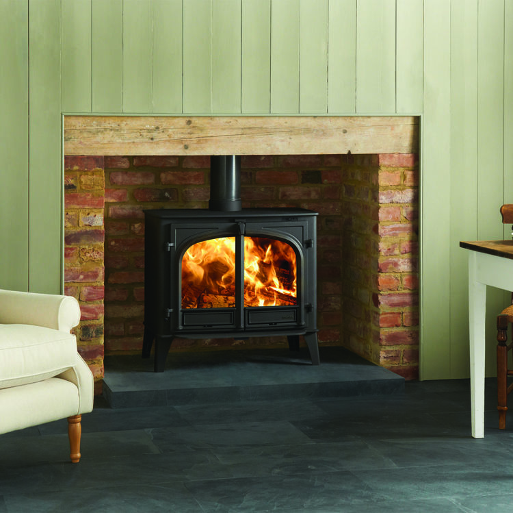 Click to read more about the Stockton 14 woodburning stove