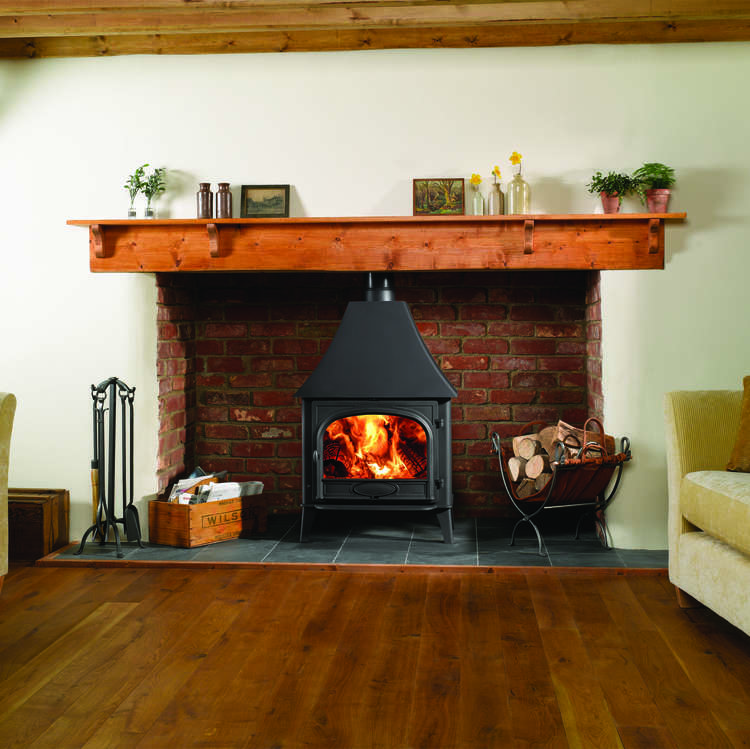 Stovax Stockton 11 two door flat top wood burning stove