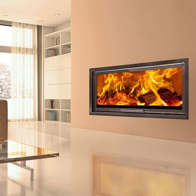 Woodfire RH 21 LD panorama ultra insert stove