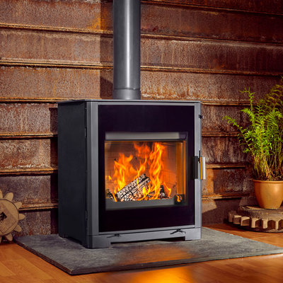 Wood stove store for house heating