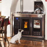 Klover Smart 120 Wood Pellet Stove with Hob Covers