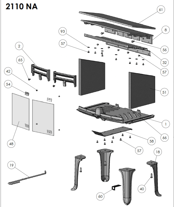 Morso Panther 2140 exploded diagram 1