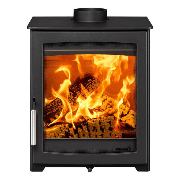 Parkray Aspect 5 compact stoves, wood burning, large window, made in the UK