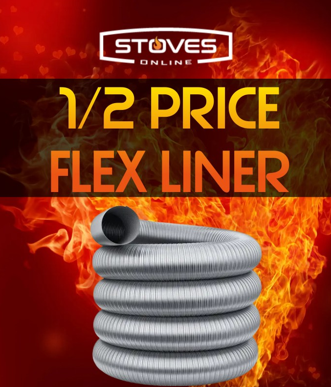 Special 1/2 price flexible flue liner offer