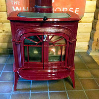 Vermont Intrepid II Bordeaux Enamel Stove