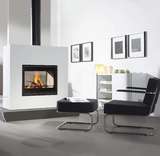 Wanders Square Tunnel double sided insert stove