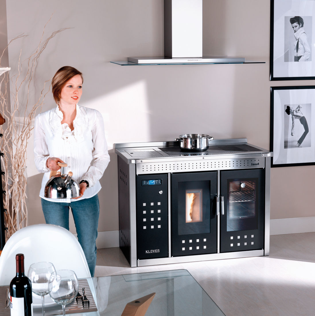 Klover Smart | Central Heating Wood Pellet Cookers