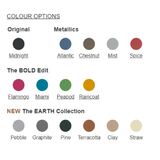 Arada Colour options