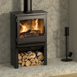 Broseley Ignite 5 Widescreen Multifuel Stove with Log Store