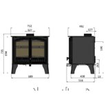 Hunter Herald 14 Eco Double Door Dimensions