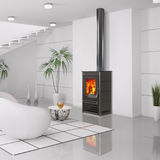 Woodfire CX8 contemporary boiler stove