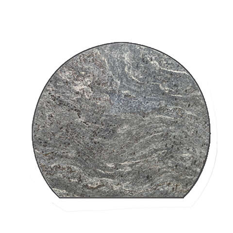 Black or Grey Himalayan Granite Shaped Hearths