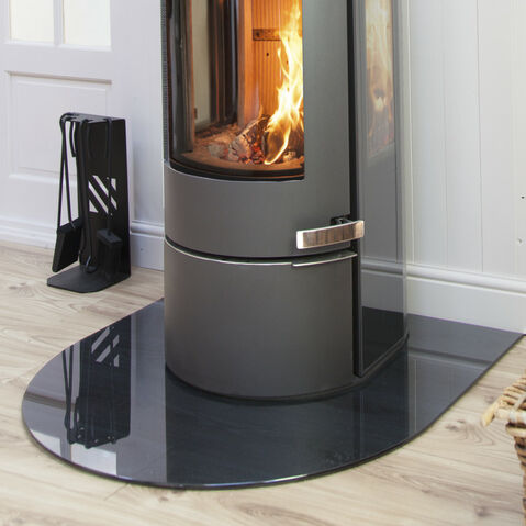 Clear & Smoked Glass Hearths