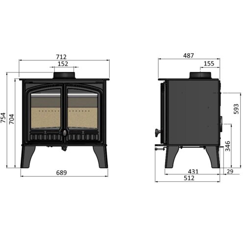 Hunter Herald 14 Eco Boiler Dimensions