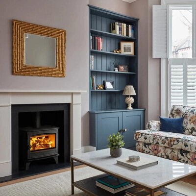 Hunter Herald 8 Single Door Flat Top Eco Stove