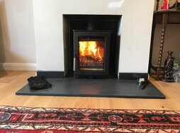 Installed by Will Rowland, a very cosy looking Parkray Aspect 4