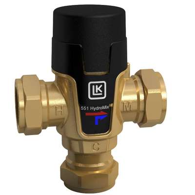 LK 551 Hydromix 35-65C Mixer Valve 22mm