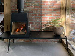 The installation of a Skantherm Shaker Stove
