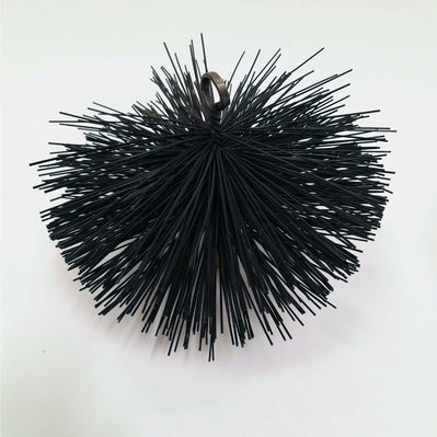 Chimney sweeping poly brush heads