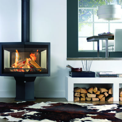 Wanders Black Diamond Pedestal stove 