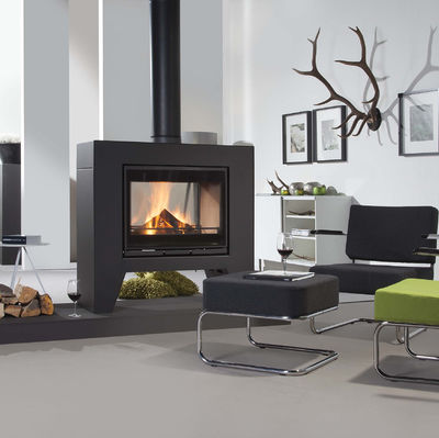 Wanders Jules double sided woodburning stove 
