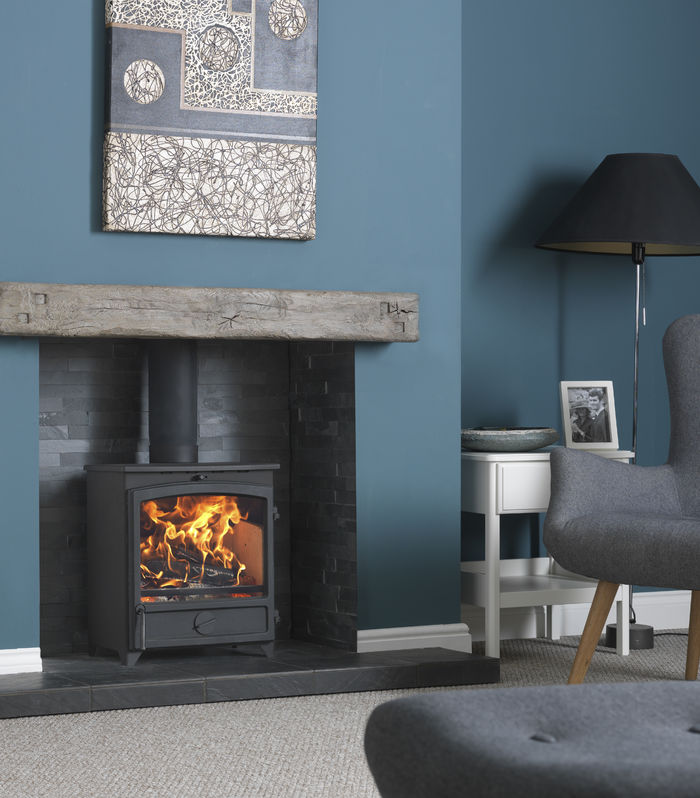 Go Eco Plus 5kW wide stove, cast iron door | Stovesonline