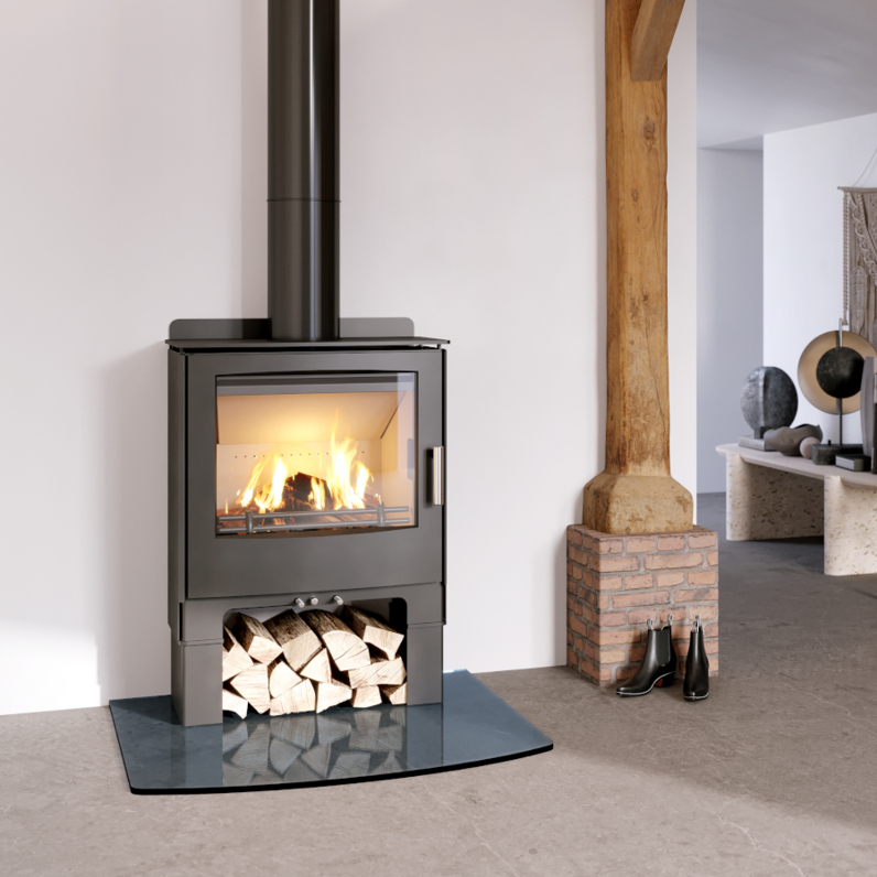 Mendip Woodland Convec tor plus multi fuel stove