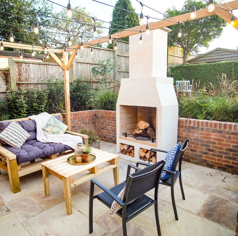 Schiedel Garden or Outdoor Fireplace and BBQ