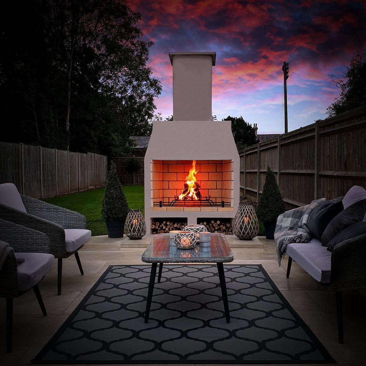 Schiedel Garden Or Outdoor Fireplace And BBQ | Stovesonline