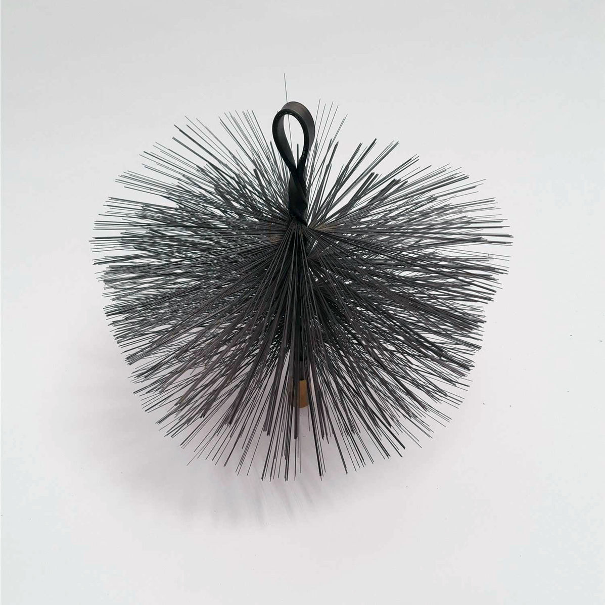 Traditional chimney sweeping rods and brushes