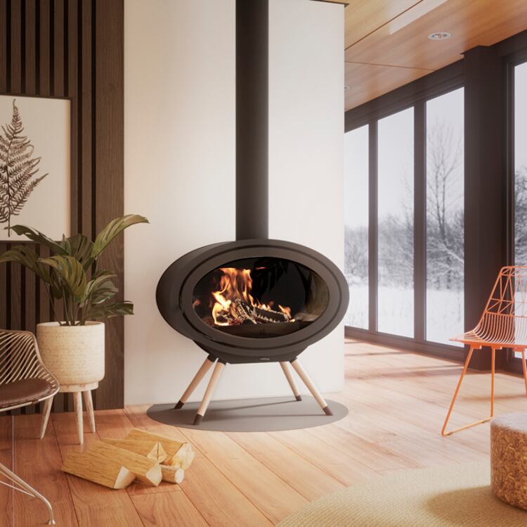 Dik Geurts Oval Front Legs Stove
