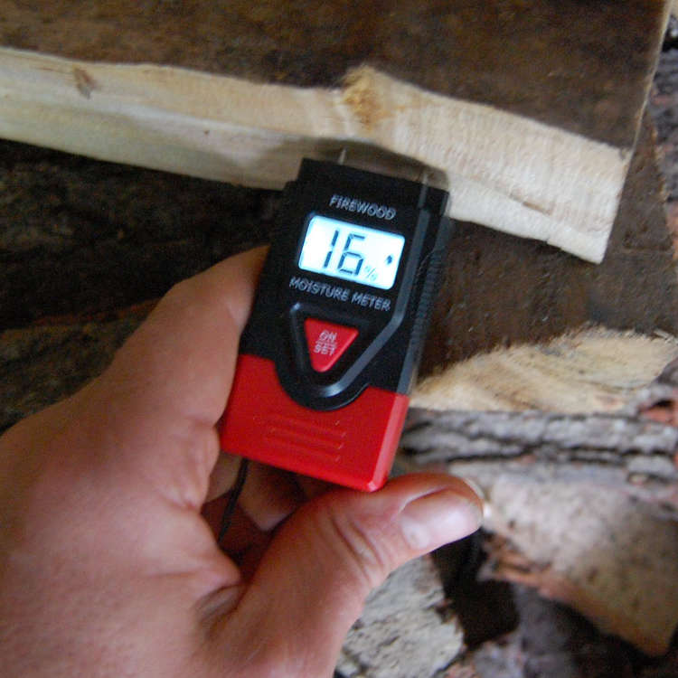 Firewood moisture meter