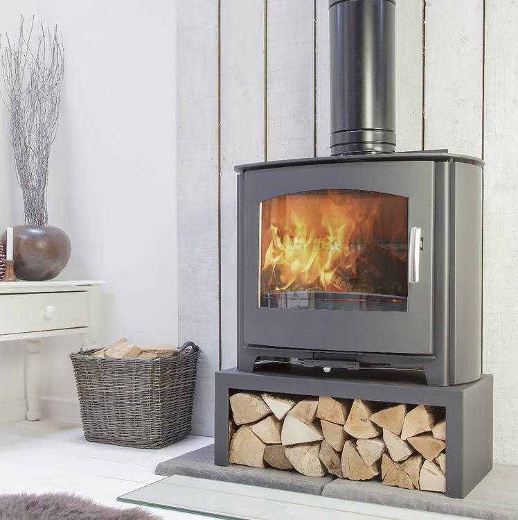 Mendip Churchill 10 Mk4 Convection stove with logstore