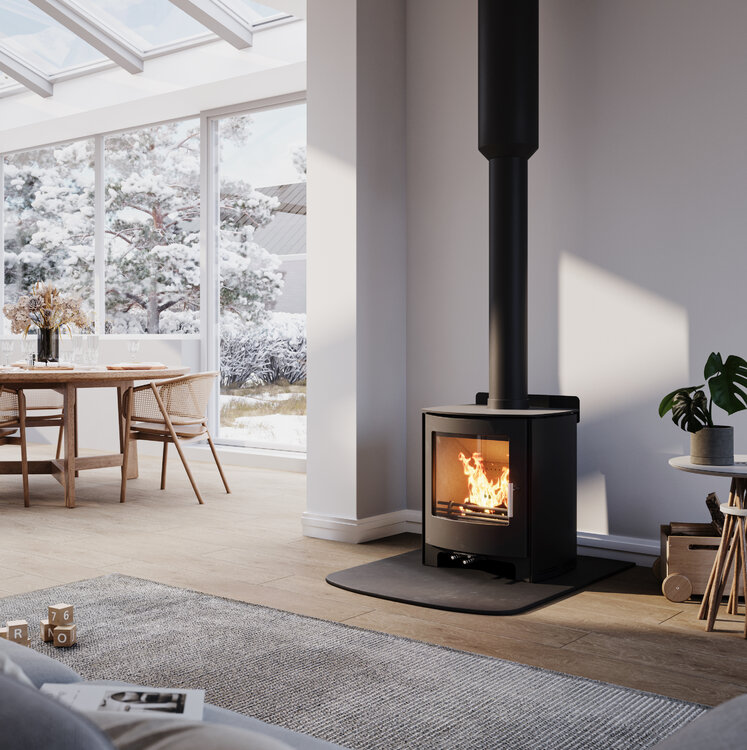 Mendip Churchill 8 Convection Dual Control Stove