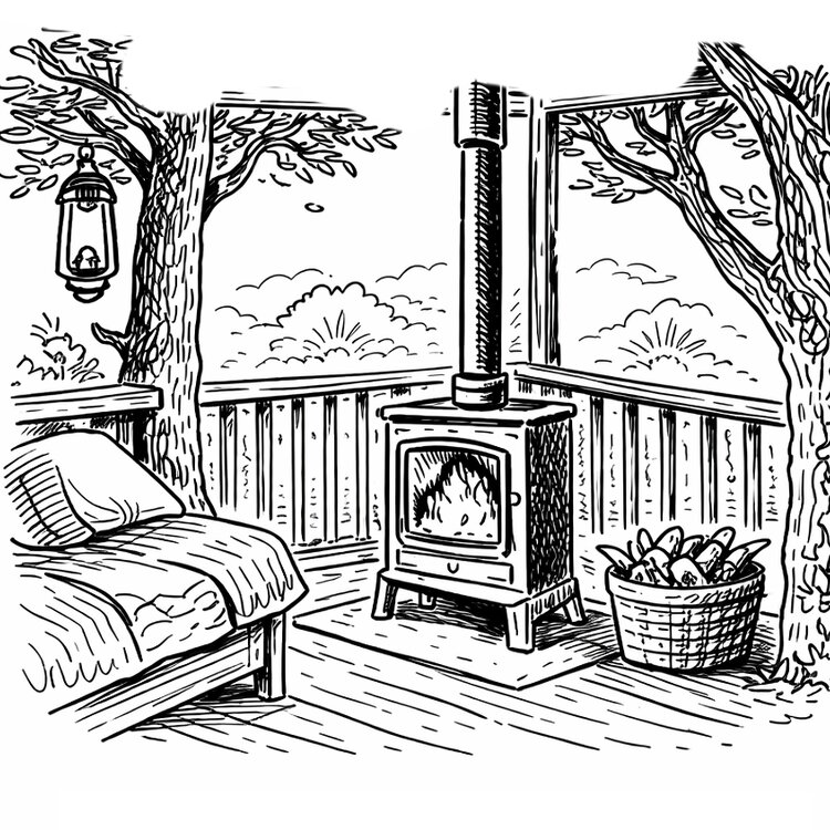 Stoves in treehouses