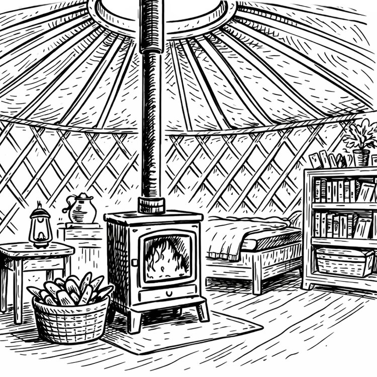 Stoves in yurts