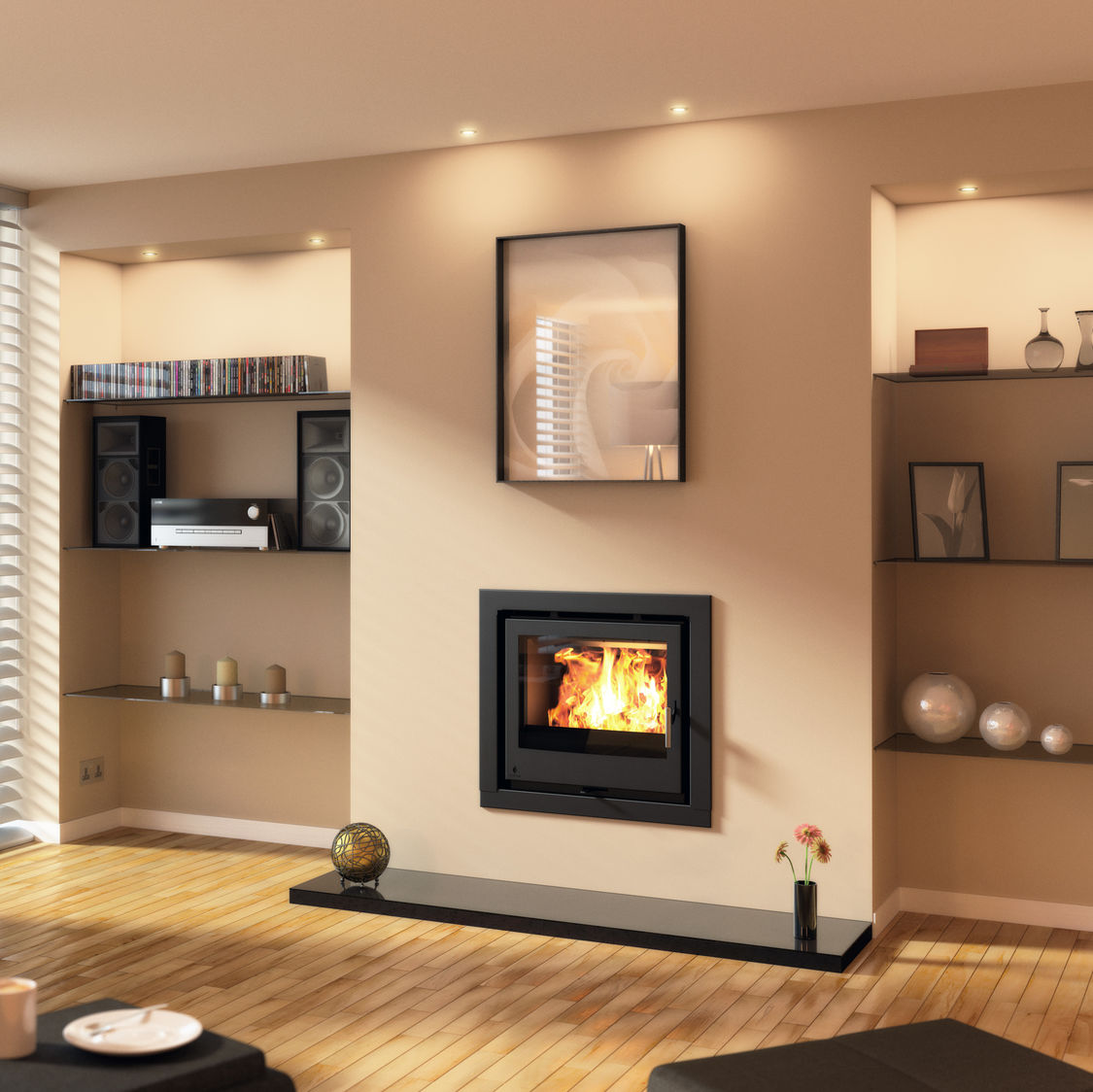 Contemporary And Modern Stoves Stovesonline   Arada I400 Inset Stove Category Image 