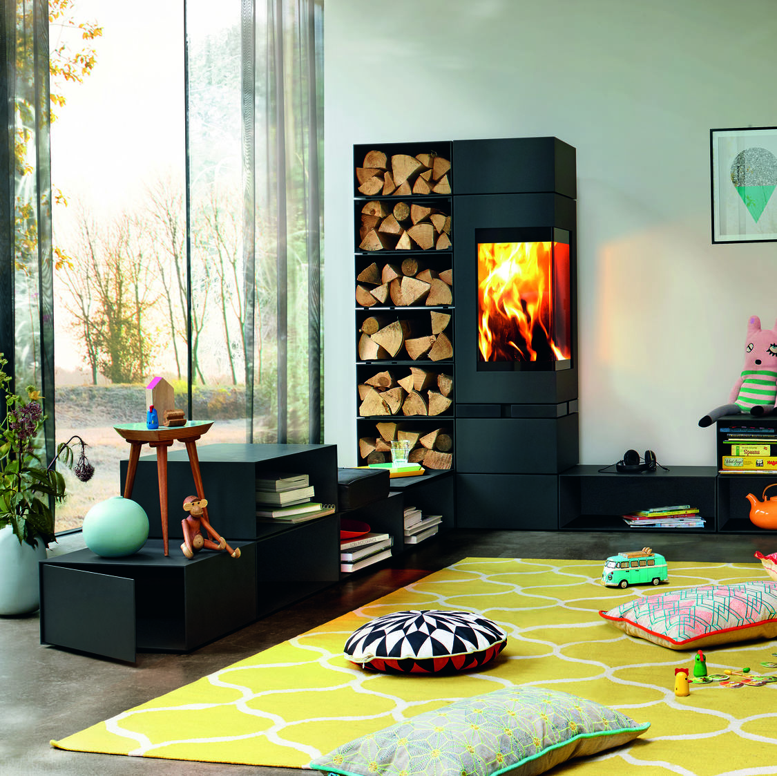 Contemporary and modern stoves