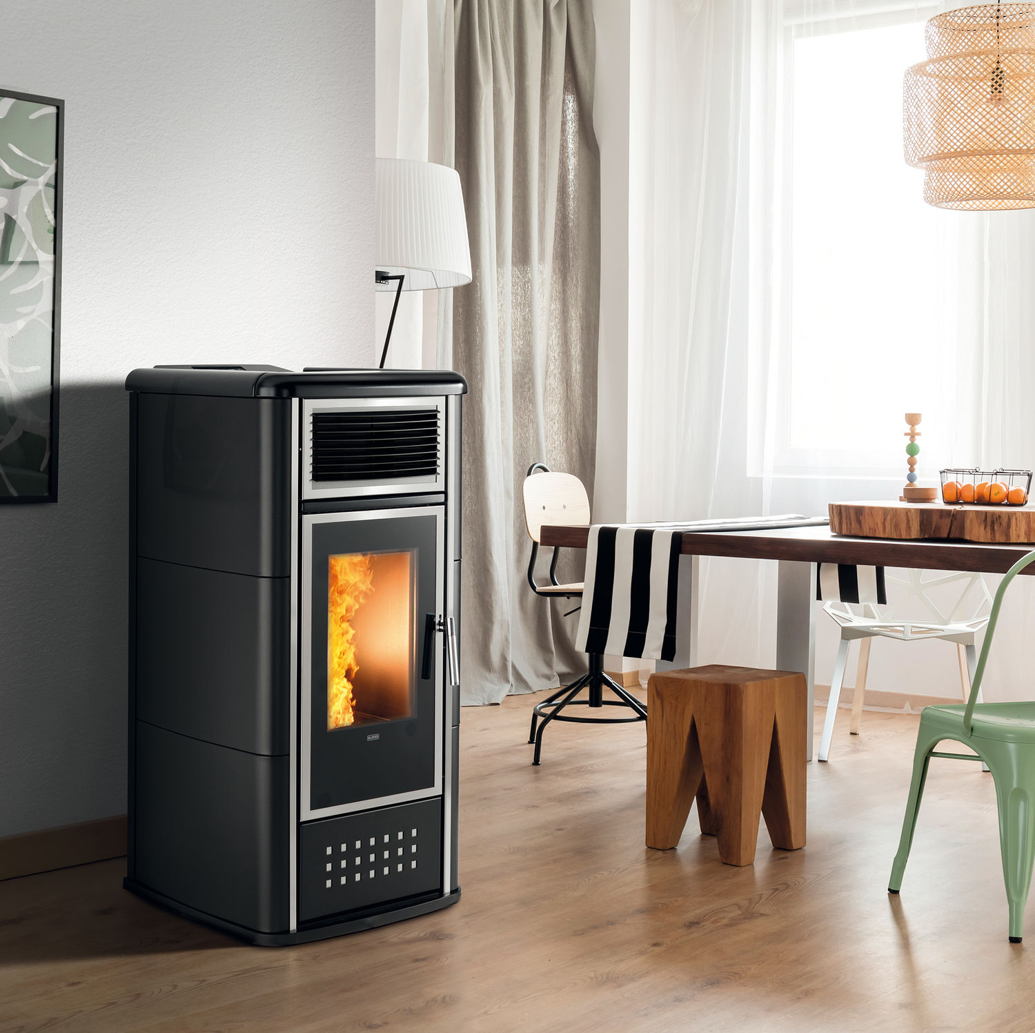 Wood pellet stoves and boilers, supplied and installed across the UK