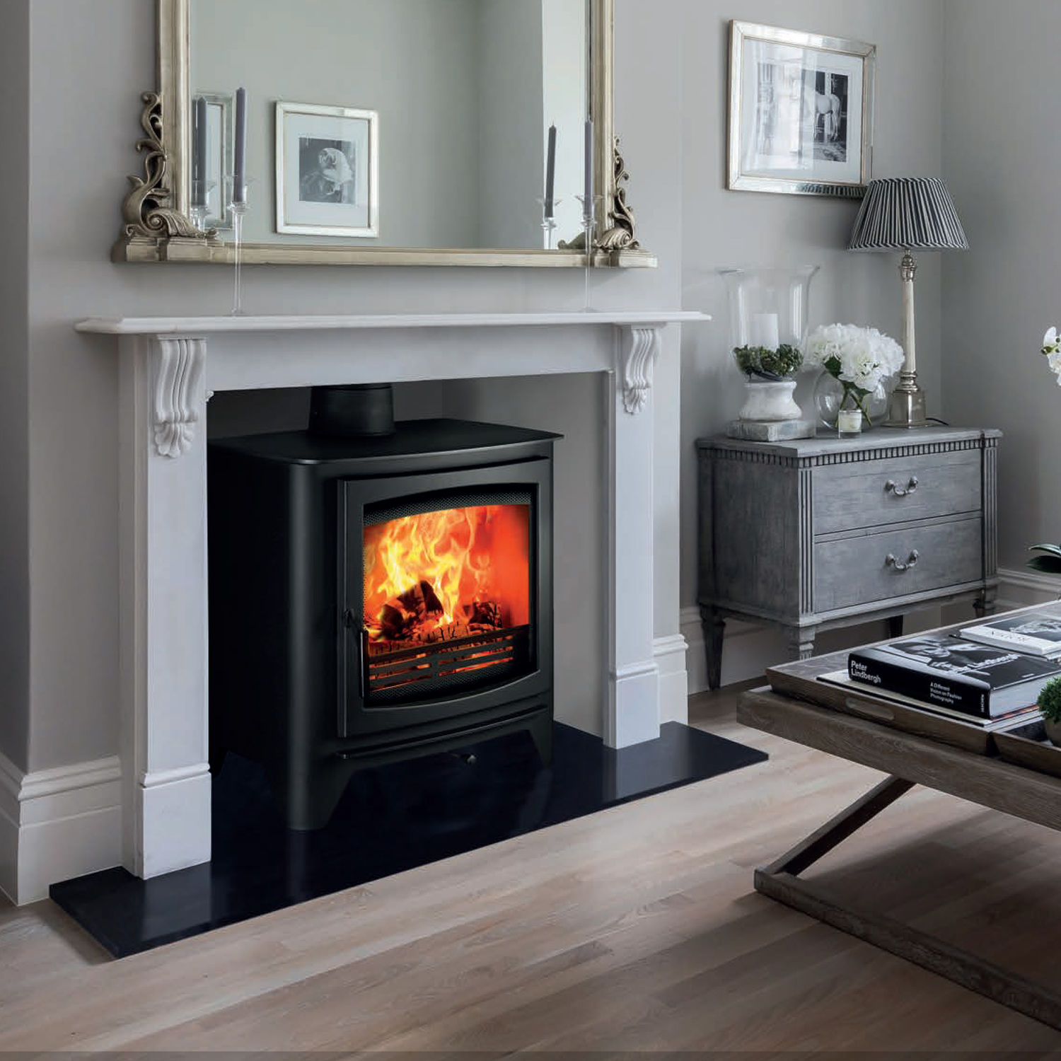 Boiler stoves, for wood powered central heating and hot water