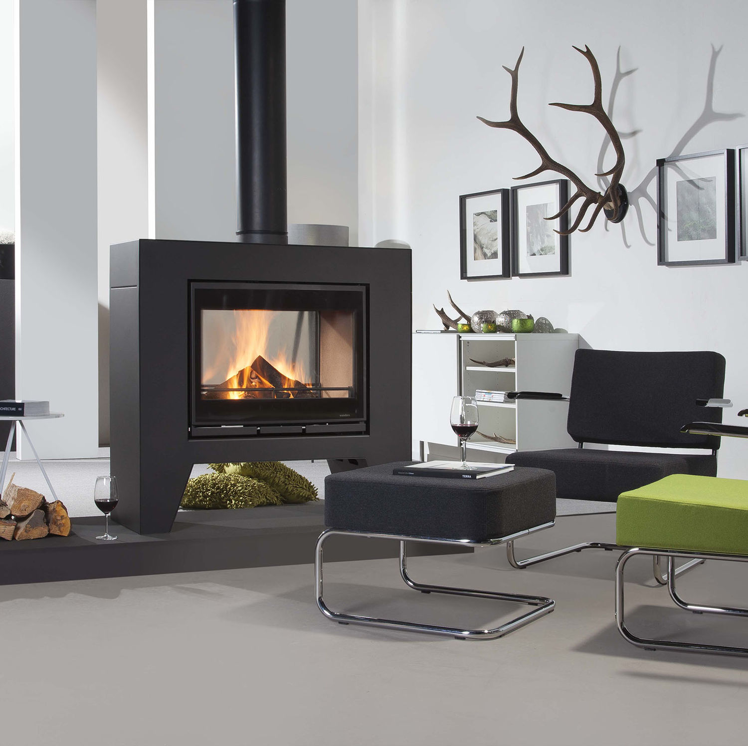 View our range of double sided stoves